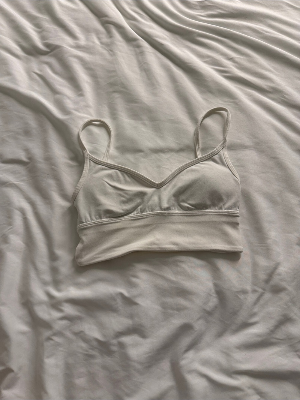 lululemon athletica Cream Seamless Bralette